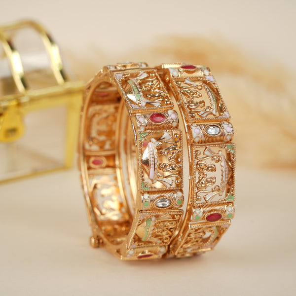 Jalmahal Raja Rani Jharokha Bangles