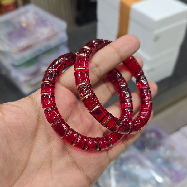 Ravya Crystal Glass Bangles