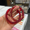 Spring Curved Crystal Glass Bangles
