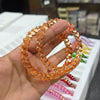 Spring Curved Crystal Glass Bangles