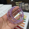 Spring Curved Crystal Glass Bangles