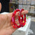 Lotus Crystal Glass Bangles