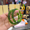 Aranya Curved Crystal Glass Bangles