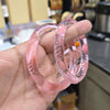Plain Cut Crystal Glass Bangles