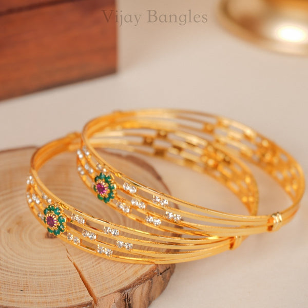 Vihana Gold Plated Bangles