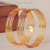 Ziyyana Gold Plated Bangles