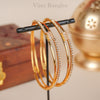 Ruhani Gold Plated Bangles