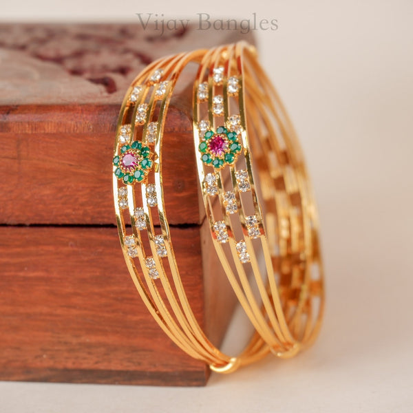 Vihana Gold Plated Bangles