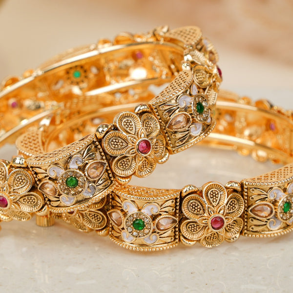 Pushpangan Copper Bangles
