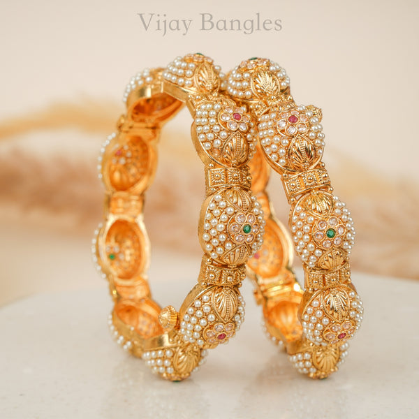 Muktamala Heritage Copper Bangles