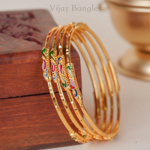 Myra Gold Plated Bangles
