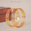 Ziyyana Gold Plated Bangles