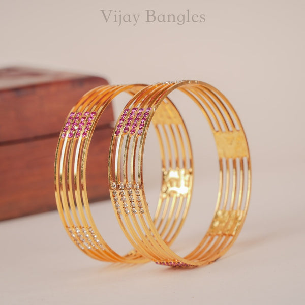 Ziyyana Gold Plated Bangles
