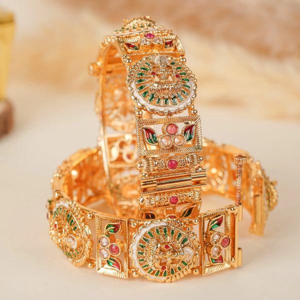 Goddess Lakshmi Copper Bangles