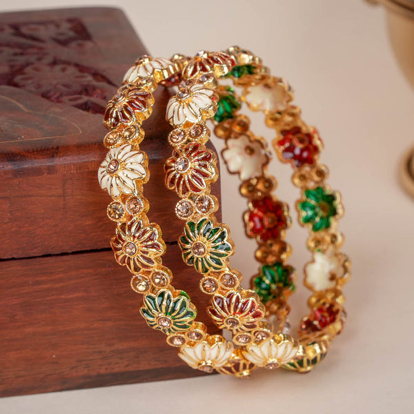 Aanvika Meenakari Bangles