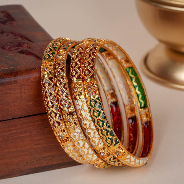 Raina Meenakari Bangles