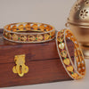 Maa Lakshmi Temple Coin Goldplated Bangles