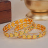 Maa Lakshmi Temple Coin Goldplated Bangles