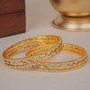 Lavanya Gold Plated Stone Bangles