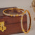 Diya Gold Plated Stone Bangles