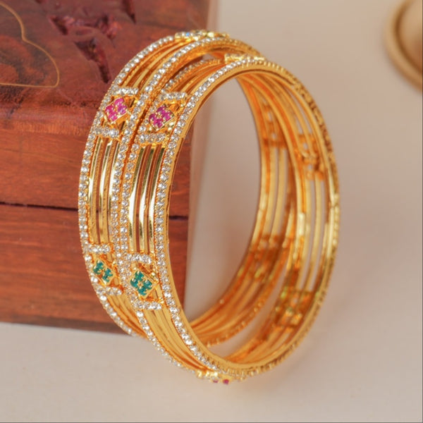 Zohra Golden Stone Bangles