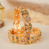 Lord Ganesha Meenakari Copper Bangles
