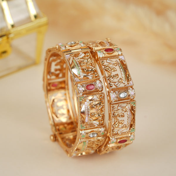 Jalmahal Raja Rani Jharokha Bangles