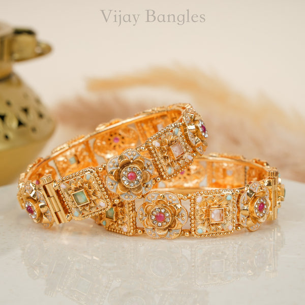 AMBER PALACE COPPER BANGLES