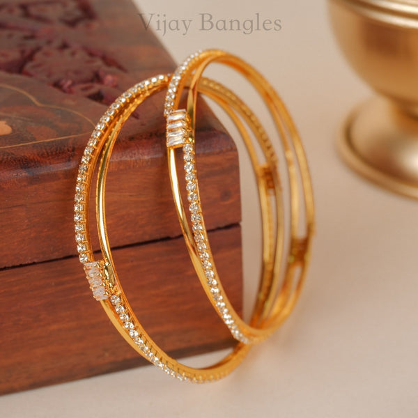 Ruhani Gold Plated Bangles
