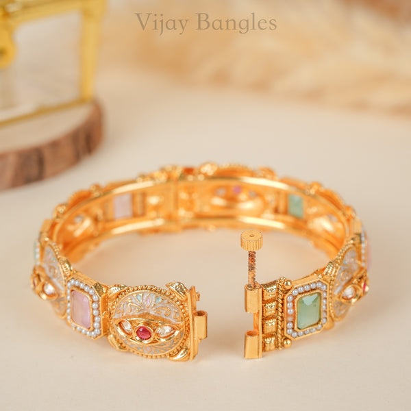 Pastel Noor Copper Bangles