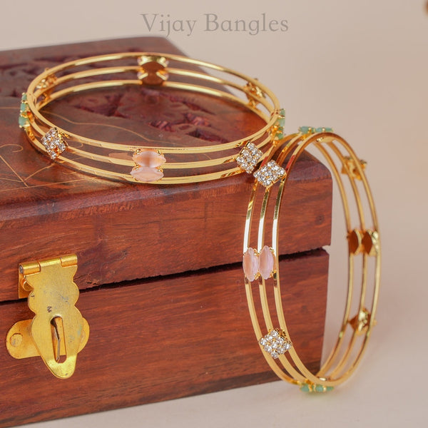 Ayaina Gold Plated Bangles