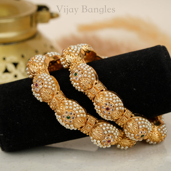 Muktamala Heritage Copper Bangles
