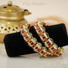 MEENA GAJRA COPPER POLKI BANGLE