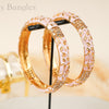 Pink Floral Celeste Enamel Bangles