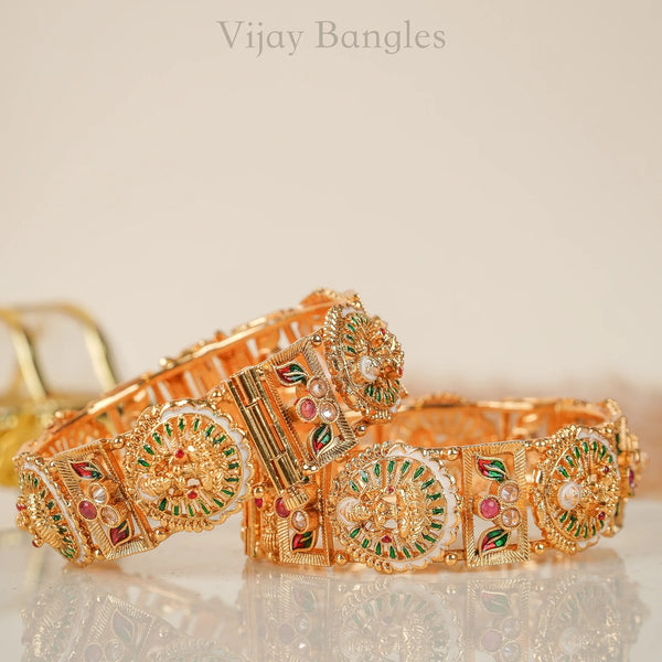 Goddess Lakshmi Copper Bangles