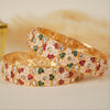Floral Meenakari Bangle Set
