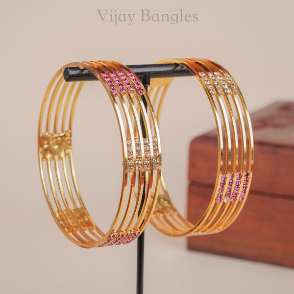 Ziyyana Gold Plated Bangles