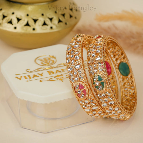 Kundan Pushpa Bangles