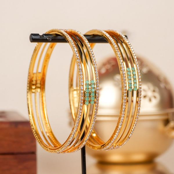 Kiyana Gold Plated Bangles