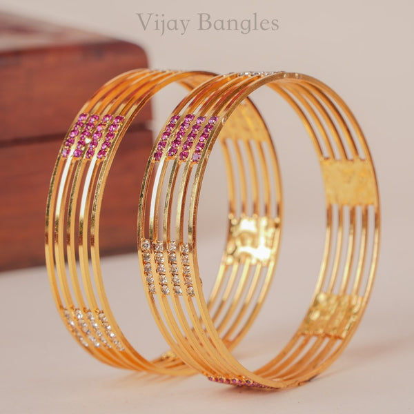 Ziyyana Gold Plated Bangles