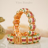 MEENA GAJRA COPPER POLKI BANGLE