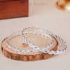 Mahira Silver Plated Bangles