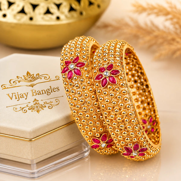 Gulnaar Jaal Rajwadi Bangles