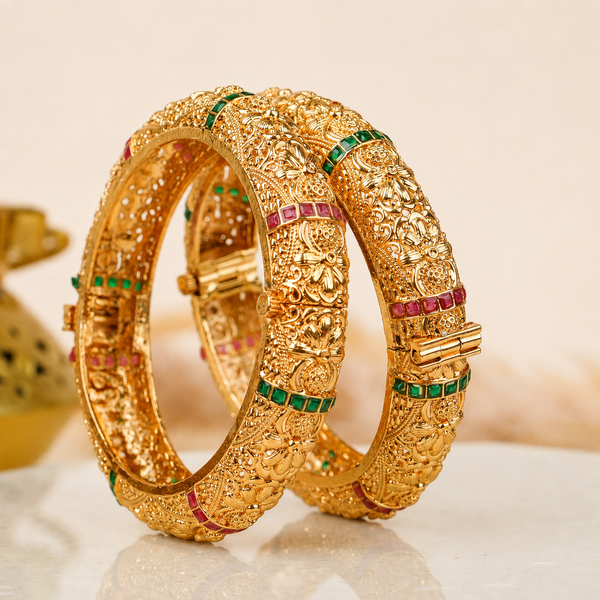 Nakashi Heritage Copper Bangles