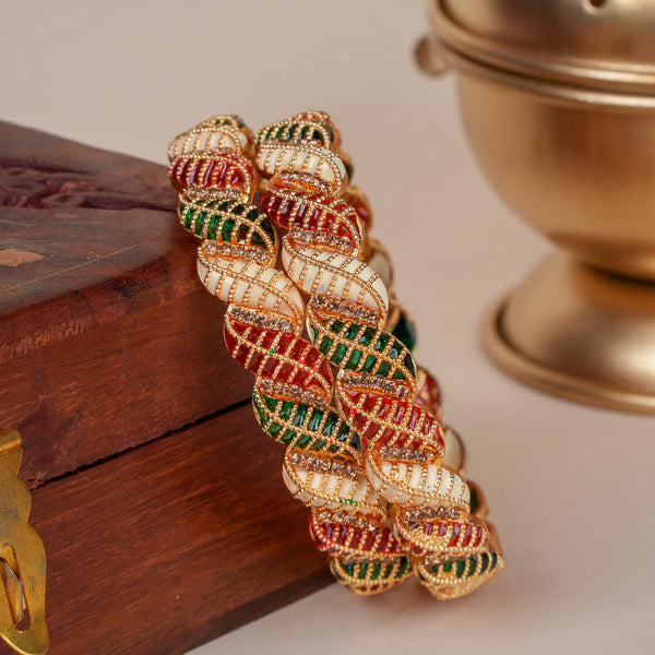 Bela Meenakari Bangles