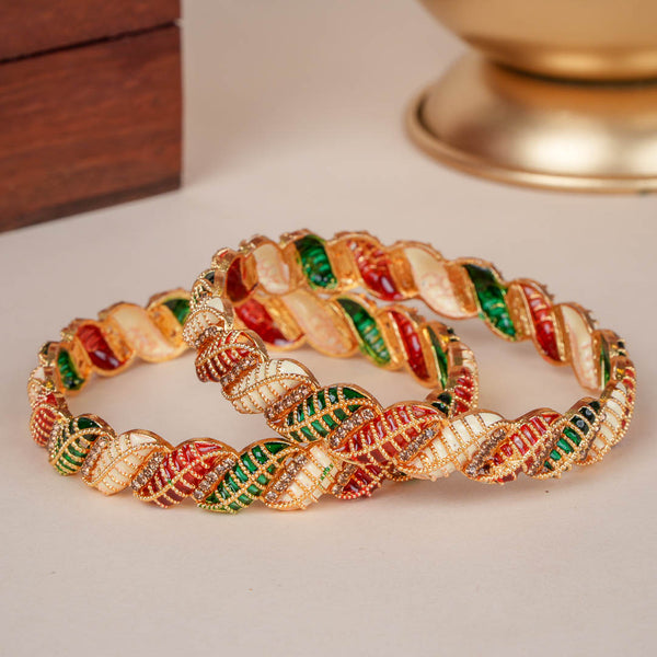 Bela Meenakari Bangles