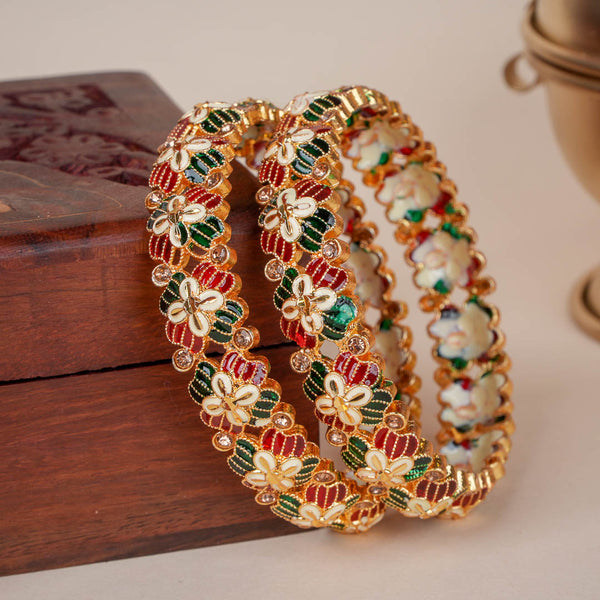 Nitya Meenakari Bangles