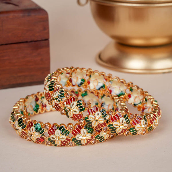 Nitya Meenakari Bangles