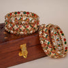 Nitya Morbagh Meenakari Bangle Set