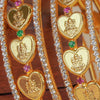 Maa Lakshmi Temple Coin Goldplated Bangles